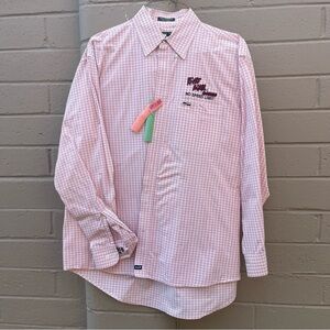 Checkered Western button up shirt size Large‎